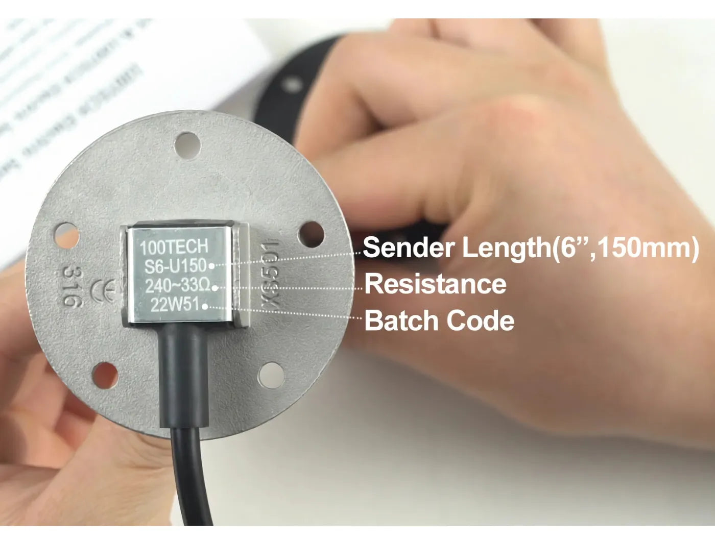 100TECH Fuel and Water Level Sending Unit