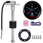 100TECH Fuel Gauge Sending Unit High Resolution 5"(130mm) SUS316 Stainless Steel Fuel Tank Sending Unit and Fuel Gauge Kit Marine Fuel Sender for Boat Truck RV Tank Fuel Water Level Sensor 240-33ohm