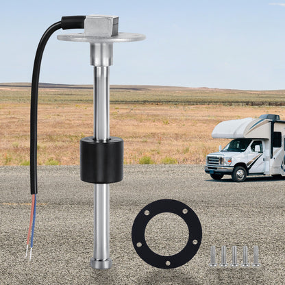 100TECH Reed Switch Fuel Level Sending Unit Float Replacement 5"(130mm) to 16"(410mm) Marine for Boat RV Truck Yacht Gas Sender Fuel Tank Sending Unit Fuel Gauge Sending Unit 0-90 ohms
