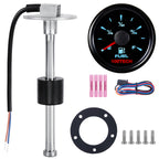 100TECH Marine Fuel Sender 240-33ohm 5"(130mm) to 13"(330mm)  Fuel Sending Unit and Fuel Gauge Kit for Boat RV Truck Vehicle