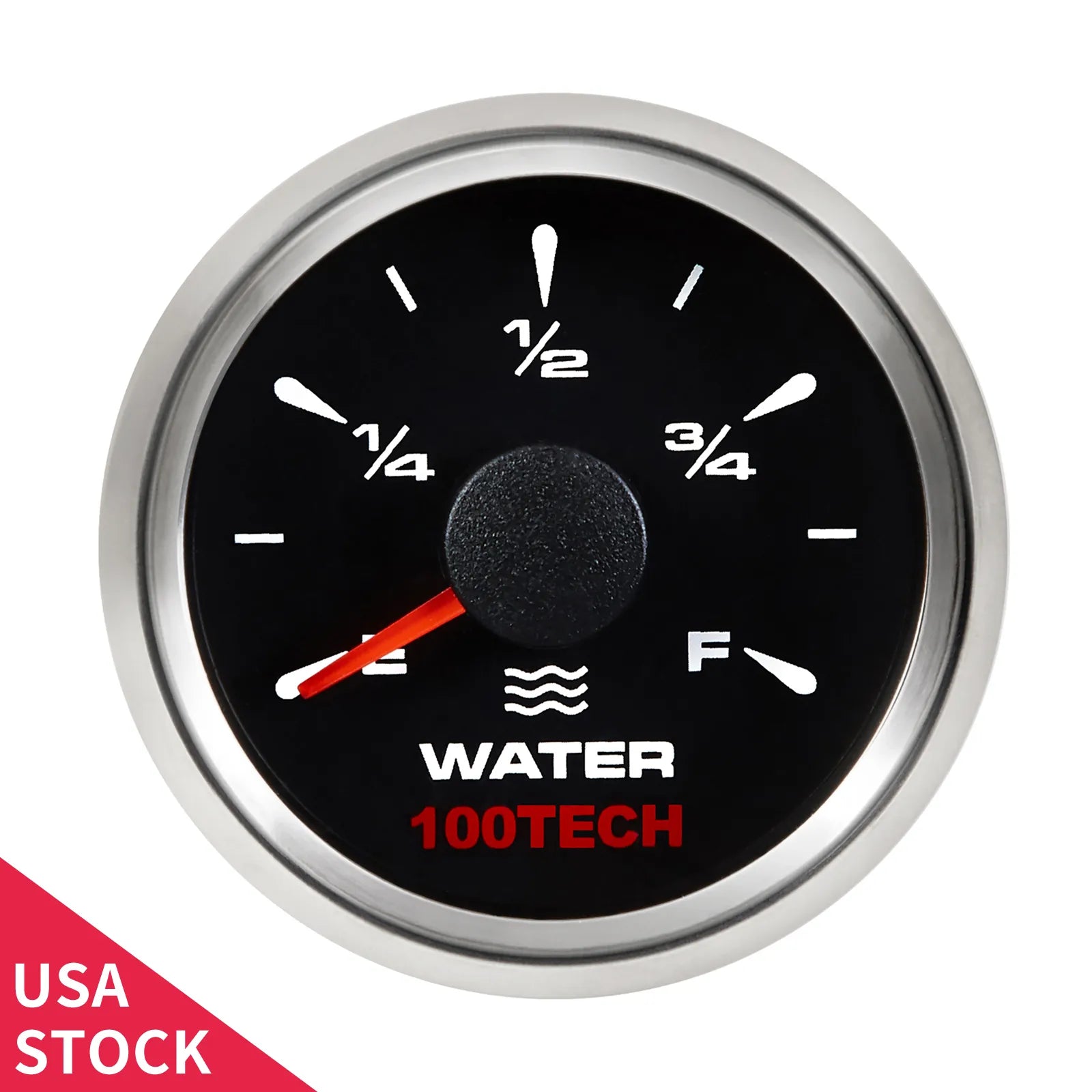 100TECH Water Tank Gauge 5 Selectable Signals 240° Sweep IP67 Boat RV Marine Yacht Truck Water Level Gauge Waterproof