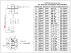 100TECH High-Precision Fuel Level Sensor and Gauge Kits Fuel Monitoring for Extreme Environments 240-33 ohms for Boat Truck