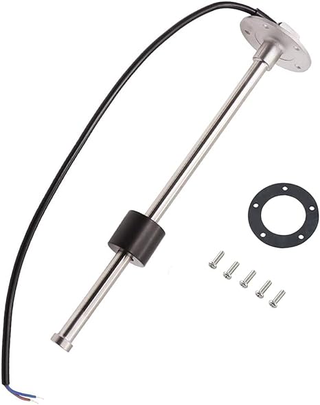 100TECH Boat Sending Unit for Fuel Tank 31"(787mm) Fuel Sender Marine Fuel Sending Unit Sensor for Boat Truck Car Diesel RV Vehicle Water Sensor Marine Fuel Gas Gauge Sending Unit 240-33ohm