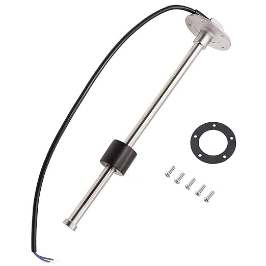 100TECH Fuel Tank Sending Unit 27"(686mm) Marine Fuel Sending Unit Boat Marine Fuel Sender Diesel RV Truck Vehicle Water Sensor Gas Tank Sending Unit Marine Fuel Gas Gauge Sending Unit 240-33ohm