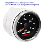 100TECH Water tank level gauge for Boat Truck Vehicle Yacht RV Camper  with 7 Backlit Colors 5 Selectable Signals Water Gauge