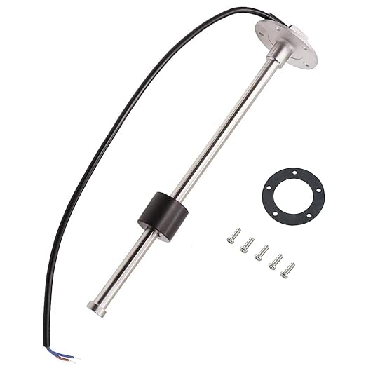 100TECH Fuel Sending Unit 240-33 ohms 13"(330mm) Marine for Boat Vehicle Truck RV Fuel Tank Sending Unit Fuel Water Level Sending Unit Fuel Gas Sender Fuel Water Level Sensor Fuel Gauge Sending Unit