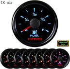 100TECH Marine Fuel Gauge Kit with Water Tank Sender Unit 5"(130mm) to 13"(330mm) 240-33 ohms for Boat RV Truck Vehicle Yacht